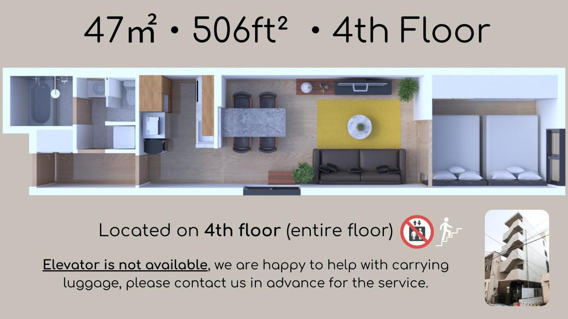 Seirai Asakusa Vacation Rental - 3 Minutes From Station Tokyo Bilik gambar