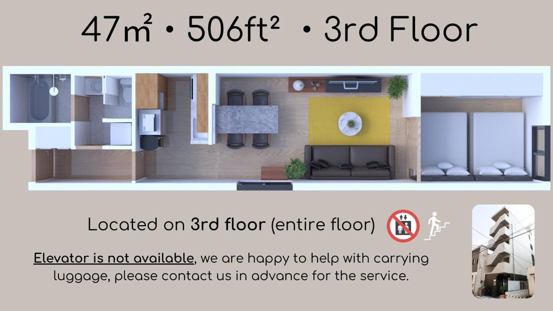 Seirai Asakusa Vacation Rental - 3 Minutes From Station Tokyo Bilik gambar