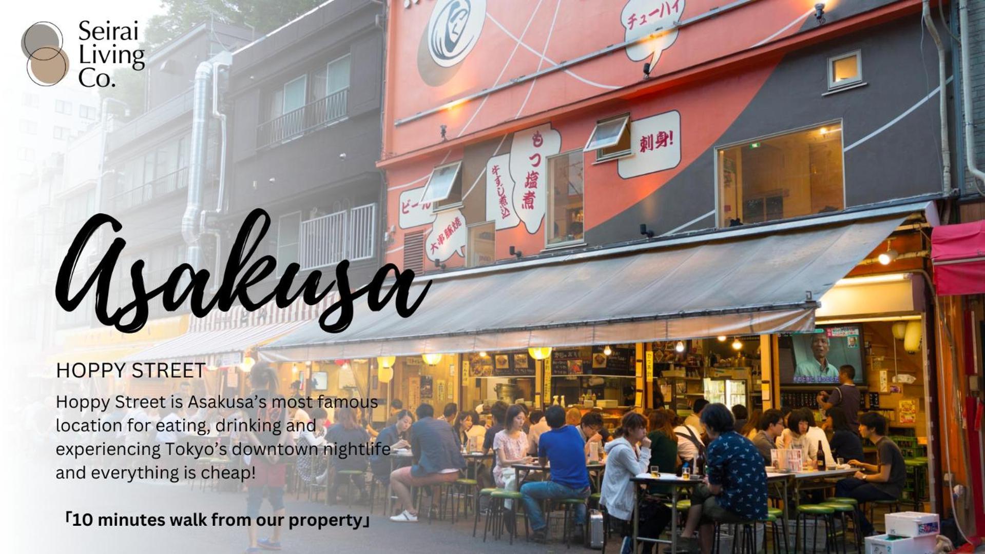 Seirai Asakusa Vacation Rental - 3 Minutes From Station Tokyo Luaran gambar