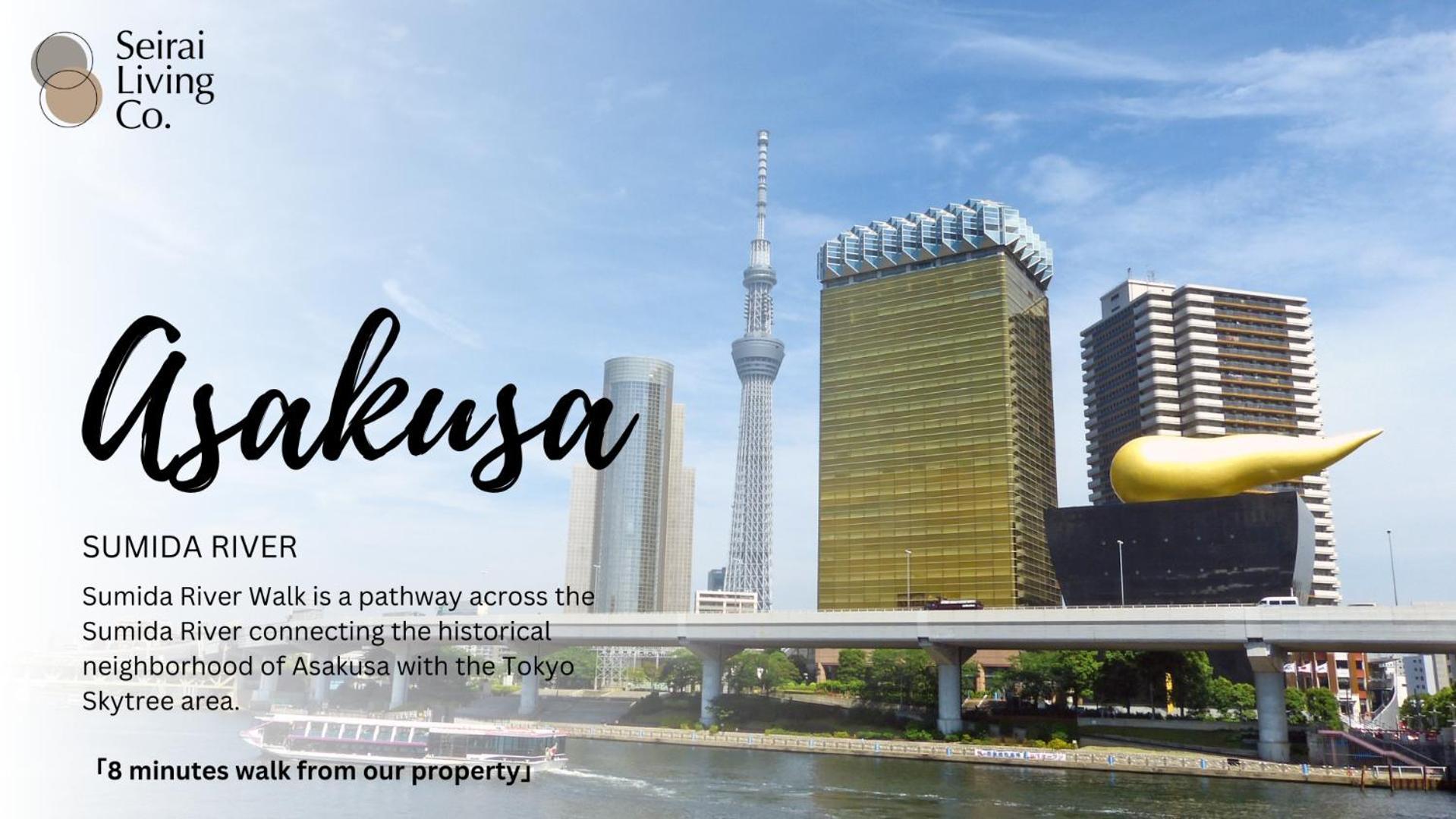 Seirai Asakusa Vacation Rental - 3 Minutes From Station Tokyo Luaran gambar